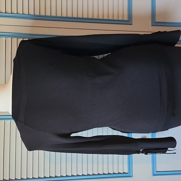 INC International Concepts Black Grommet Neck Top - Picture 9 of 12